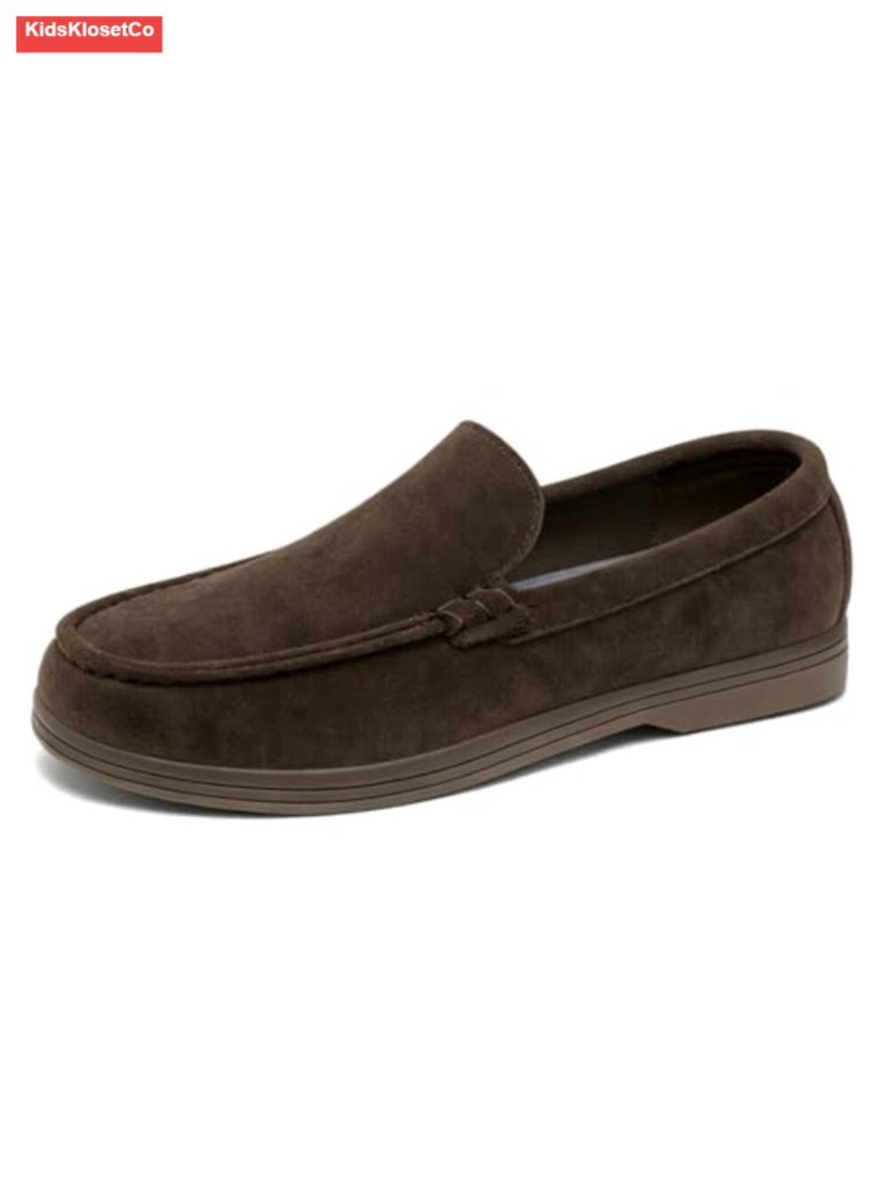 Kids Suede Loafers Slip-On Penny Dress Shoes Boys Casual Mocc